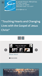 Mobile Screenshot of evangelprisonministries.org